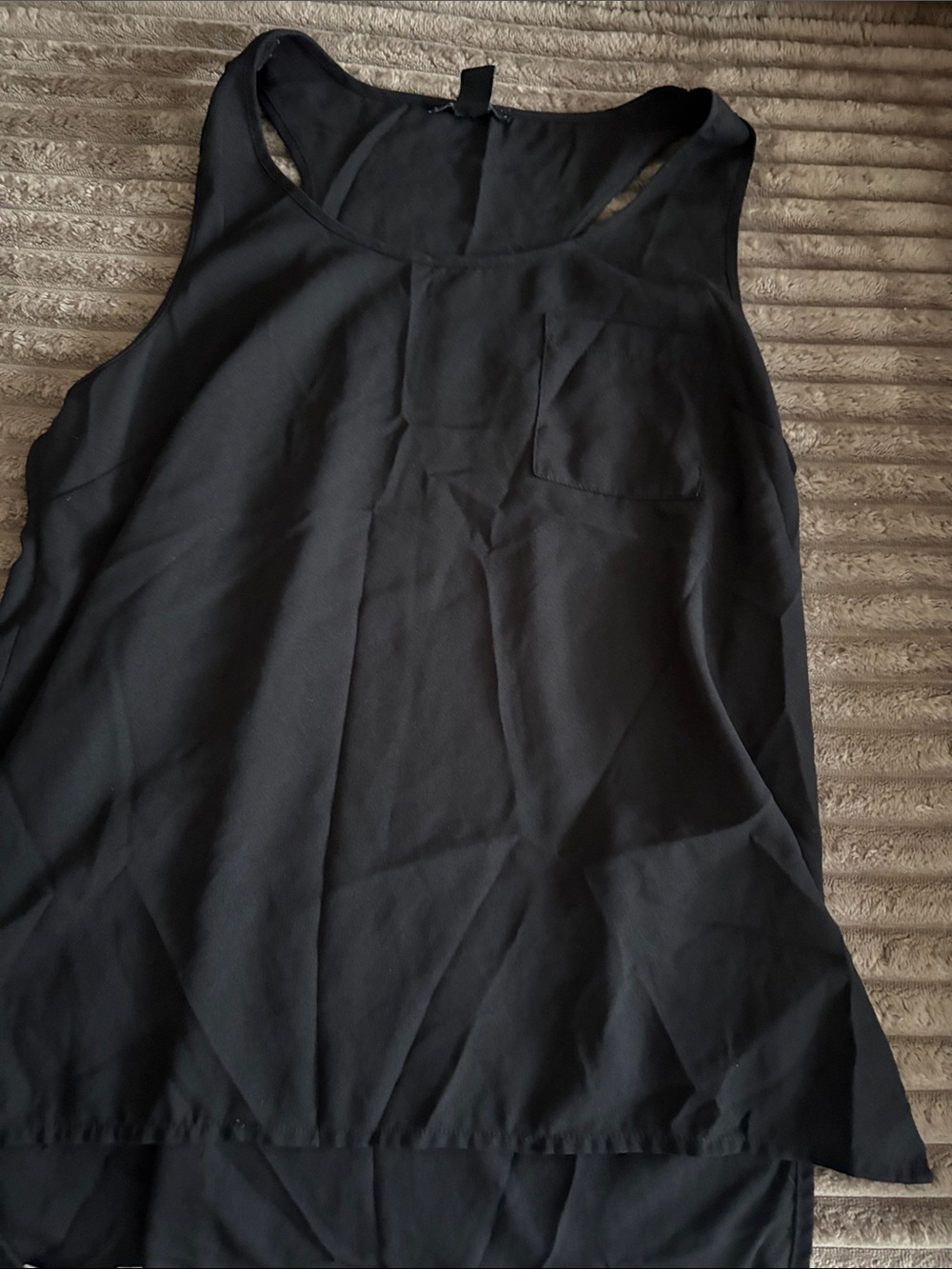 Forever 21 Black Sleeveless Pocket Camisole